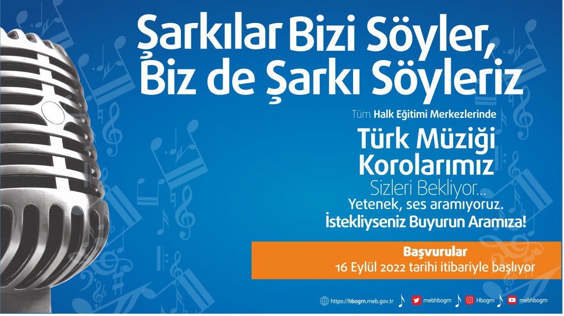 Türk Müziği Korosu Duyuru